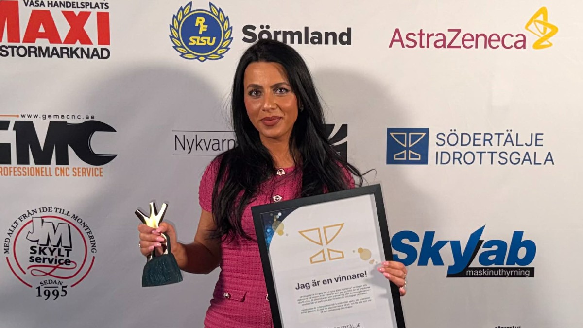 Caroline prisades på Idrottsgalan